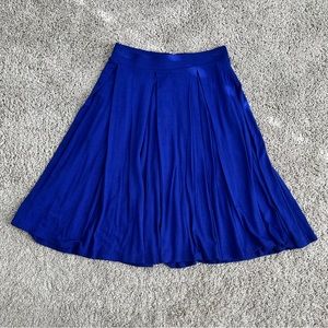 LuLaRoe Madison skirt in size XS color blue. HAS POCKETS